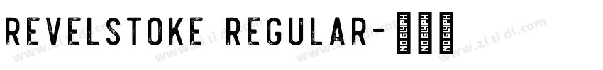 Revelstoke Regular字体转换